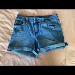 Denim shorts